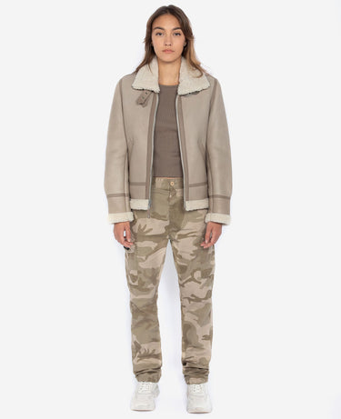 BLOUSON FEMME BEIGE BEIGE