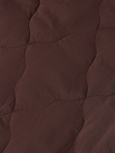 BLOUSON FEMME REVERSIBLE QUILTED MARRON MARRON
