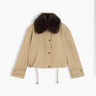 BLOUSON FEMME COTTON JACKET CAMEL CAMEL
