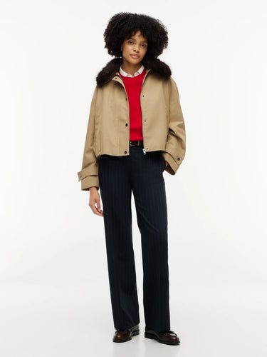 BLOUSON FEMME COTTON JACKET CAMEL CAMEL