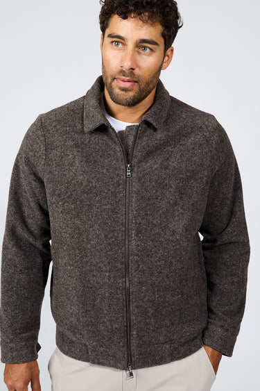 BLOUSON HOMME STEPH SOZZA CHOCOLAT CHOCOLAT