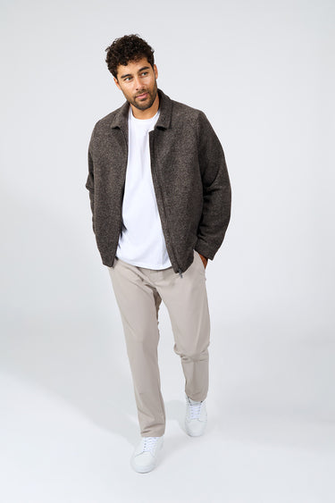 BLOUSON HOMME STEPH SOZZA CHOCOLAT CHOCOLAT
