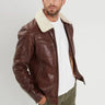 BLOUSON HOMME FAKE FUR DARK COGNAC Dark Cognac