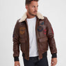 BLOUSON HOMME MYTHIC FUR SHEEP MARRON MARRON