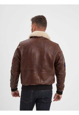 BLOUSON HOMME MYTHIC FUR SHEEP MARRON MARRON