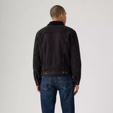 BLOUSON HOMME SHERPA TRUCKER NOIR DELAVE NOIR DELAVE