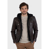 BLOUSON HOMME MOUTON VEGAS MARRON MARRON