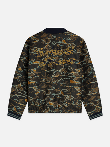 BLOUSON HOMME FESTIVE JACQUARD MARINE MARINE