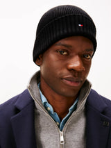 BONNET TH FLAG PIMA COTTON NOIR NOIR