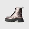 BOTTES FEMME ASPEN LACE UP METAL METAL