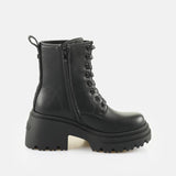 BOTTES FEMME BRAVR LACE UP NOIR NOIR