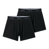 BOXERS COTTON ELASTANE NOIR NOIR