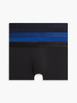 BOXERS HOMME 3P TRUNK MARINE / NOIR MARINE / NOIR