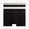 BOXERS HOMME 3P TRUNK METALLIC ARGENT / NOIR ARGENT / NOIR