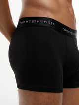 BOXERS HOMME 3P TRUNK METALLIC ARGENT / NOIR ARGENT / NOIR