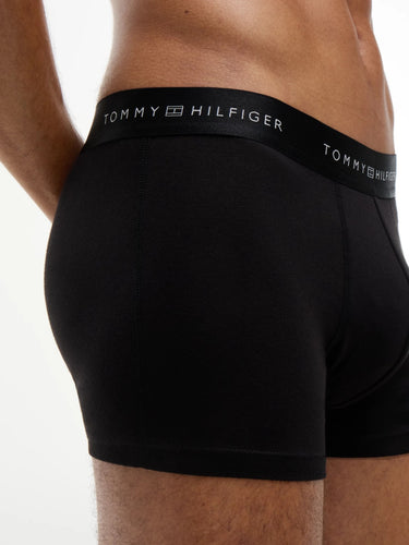 BOXERS HOMME 3P TRUNK METALLIC ARGENT / NOIR ARGENT / NOIR