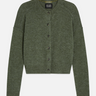 CARDIGAN FEMME FUZZY RELAXED VERT VERT