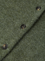 CARDIGAN FEMME FUZZY RELAXED VERT VERT