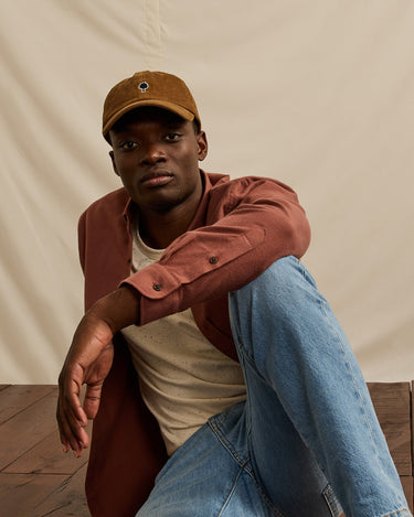 CASQUETTE CAP WOVEN CAMEL CAMEL
