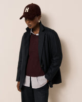 Casquette Hartford Cap velours côtelé bordeaux – vue 5