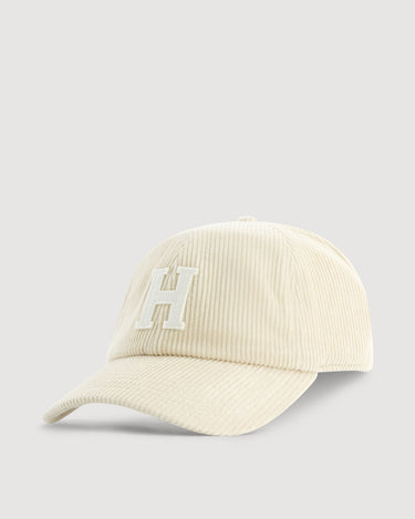 Casquette Hartford Cap velours côtelé crème