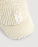 Casquette Hartford Cap velours côtelé crème – vue 3