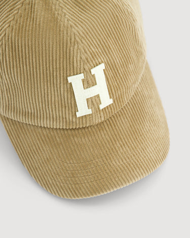 Casquette Hartford Cap velours côtelé kaki – vue 3