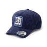 CASQUETTE TRUCKER CORDUROY THE ARTIST MARINE MARINE