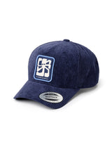 CASQUETTE TRUCKER CORDUROY THE ARTIST MARINE MARINE