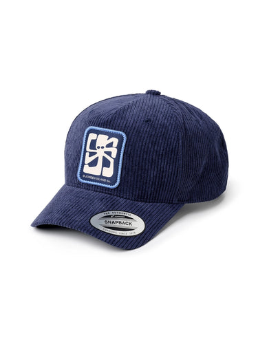 CASQUETTE TRUCKER CORDUROY THE ARTIST MARINE MARINE