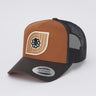 CASQUETTE TRUCKER MARRON MARRON