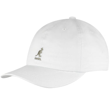 CASQUETTE WASH BASEBALL BLANC BLANC