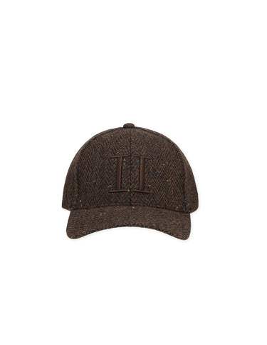 CASQUETTE CORE HERRINGBONE BASEBALL MARRON MARRON
