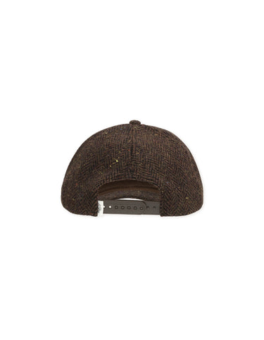 CASQUETTE CORE HERRINGBONE BASEBALL MARRON MARRON