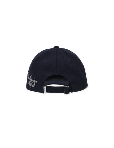 CASQUETTE FELT LOGO DAD MARINE MARINE