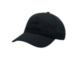 CASQUETTE COTON TON SUR TON NOIR NOIR