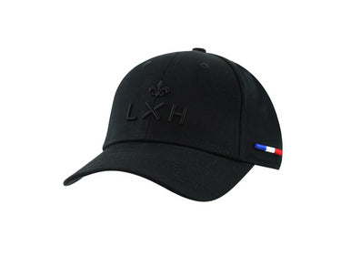 CASQUETTE COTON TON SUR TON NOIR NOIR