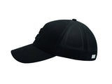 CASQUETTE COTON TON SUR TON NOIR NOIR