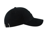 CASQUETTE COTON TON SUR TON NOIR NOIR