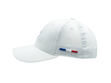 CASQUETTE LIN TON SUR TON BLANC BLANC