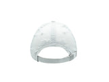 CASQUETTE LIN TON SUR TON BLANC BLANC