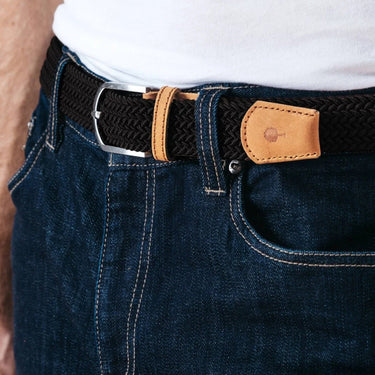 CEINTURE NYLON SOLID NOIR NOIR