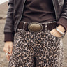 CEINTURE KALLAS MARRON MARRON
