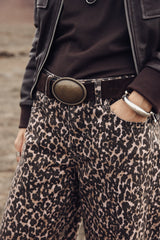 CEINTURE KALLAS MARRON MARRON