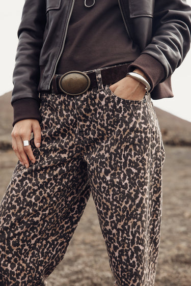 CEINTURE KALLAS MARRON MARRON
