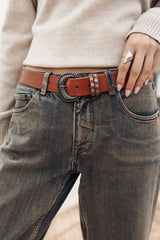 CEINTURE KIRZA CAMEL CAMEL
