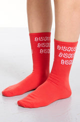 CHAUSSETTES BISOUS X3 RED RED