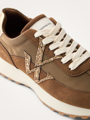 CHAUSSURES FEMME FLOW INITIALS MARRON MARRON