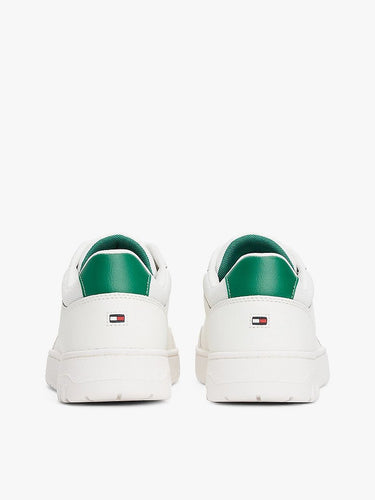 CHAUSSURES HOMME TH BASKET CORE LTH ECRU ECRU