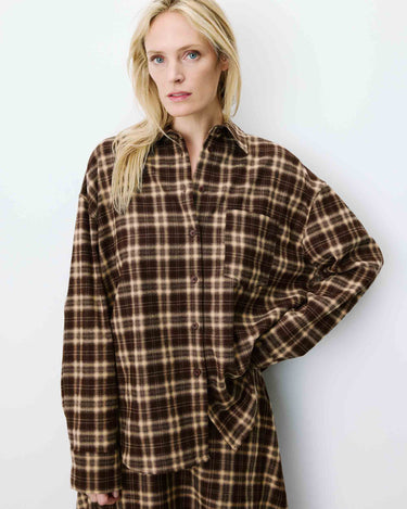 CHEMISE FEMME ARLETTE CHOCOLAT CHOCOLAT
